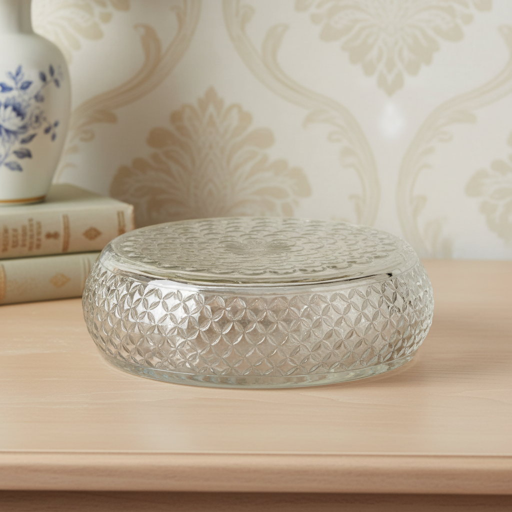 eCraftIndia Floral Silver Metal Urli Bowl for Home Decoration Office Tv Unit Kitchen Showpiece for Good Luck | Urli for Floating Candles Flowers for Pooja Room Entryway Living Room Diwali Gift